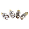 BNC to SMA Adapter 4-Pack | RF Coaxial Connector Kit