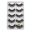 ShiDiShangPin 5 Pairs Mink Fake Eyelashes With Tweezers(G605)