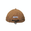 Autumn and Winter Drawstring Dome Hip Hop Hat without Eaves, Size:One Size(Khaki)