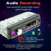 D3162 Car Colorful Lights MP3 Player Supports Voice Assistant / FM(Black)