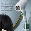 Hands Free Fixed Air Duct Wall Mount Hair Dryer Bracket(Light Green)