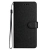 For Samsung Galaxy S25 Ultra 5G Silk Texture Horizontal Flip Leather Phone Case(Black)