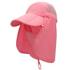 outfly 360 Degree Anti-Ultraviolet Hat Quick Drying Sun Cap, Size: Adjustable(Adult Pink)