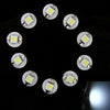 10 PCS 0.5W B8.5 Wedge Instrument Panel LED Light Dashboard Gauge Cluster Indicator Lamp Bulb (White Light)