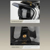 SOMAN Motorcycle Four Seasons Carbon Fiber Half Helmet, Color: FRP Bright Black(L)