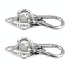 2 PCS 5mm 304 Stainless Steel Sand Bag Ceiling Hook Heavy Duty Swing Hangers