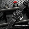 HELEI H9031B-L Men Quartz Watch Waterproof Outdoor Sports Watch(Silver Blue Coffee)