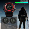 SKMEI 1358 Multifunctional Men Outdoor Sports 30m Waterproof Digital Watch with Compass / Barometer / Altimeter/ Pedometer Function(Black)