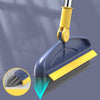 Hard Bristle Crevice  Brush Long Handle Floor Brush Wiper,Style: 3-section Rod(Deep Blue)
