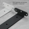 5mm Thick Triangular Bracket Bookshelf Partition Plate, Style: 300mm Black