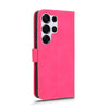For Samsung Galaxy S25 Ultra 5G Skin Feel Magnetic Flip Leather Phone Case(Rose Red)