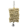 Parrot Corn Husk Chew Swing Toy - Colourful, 20cm, Small/Medium Birds
