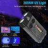 V10 Portable Keychain Light USB Rechargeable Bright Mini Flashlight(White)