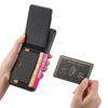 For Samsung Galaxy S25 5G Carbon Fiber Vertical Flip Wallet Stand Phone Case(Black)