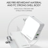 LDNIO A4403C 30W PD + Auto-id Foldable Fast Travel Charger with 1m 8 Pin Cable, EU Plug