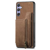 For Samsung Galaxy S25 Ultra 5G Retro Leather Zipper Wallet Back Phone Case(Brown)