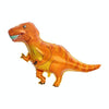 2 PCS Dinosaur Modeling Aluminum Foil Balloon Children Birthday Decoration Party Supplies Toy, Size:Large, Style:Yellow Tyrannosaurus
