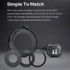 Godox ML-150II On-camera Macro Ring Flash Light with 8 Different Size Adapter Rings (Black)