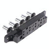 Five-position Plug-in Button Switch Range Hood Piano-key Switch(Silver)