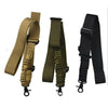 Nylon Adjustable Multi Function Sling Strap Hunting Supplies Belt(Light tan)