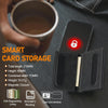 LC.IMEEKE 5-Cards MagSafe RFID Leather Card Bag(Black)