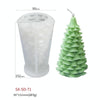 Christmas DIY Scented Candle Silicone Mold, Color: White(SD-71)