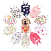 Pet Triangle Bib, Cartoon Cat & Dog Scarf (Style 11)