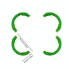 For DJI AVATA 2 STARTRC Propeller TPU Protective Guard Anti-collision Ring Cover(Fluorescent Green)