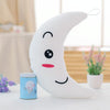 Creative Toy Luminous Pillow Soft Stuffed Plush Toys Gift For Kids Children Girls(White Moon)