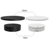 2 In 1 Charging Turntable Rotary Jewelry Live Shooting Display Stand, Color: White Remote Control