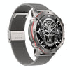AK56 IP67 BT5.1 1.43inch Smart Watch Support Voice Call / Health Monitoring, Style:Steel Mesh Strap(Silver)