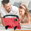 For Samsung Galaxy Tab S8 Boxing Series Kickstand EVA Shockproof Tablet Case with Shoulder Strap(Red Black)