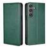 For Samsung Galaxy S25 5G Gloss Oil Solid Color Magnetic Leather Phone Case(Green)