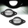2pcs Car 3LED Round License Plate Light
