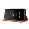 For ASUS ROG Phone 7 Magnetic Buckle Retro Texture Leather Phone Case(Brown)