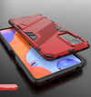 For Xiaomi Redmi Note 11 Pro 5G Gobal Punk Armor 2 in 1 PC + TPU Shockproof Phone Case with Invisible Holder(Red)