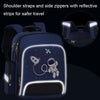 6623 Cartoon Load-reducing Children Schoolbag with Reflective Strips, Size: XS (Royal Blue)