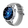 WS-26 1.52 inch IP67 Sport Smart Watch Support Bluetooth Call / Sleep / Blood Oxygen / Heart Rate / Blood Pressure Health Monitor, Silicone Strap(Silver)