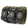 TUSHI 3.8cm Width Men Belts Army Style Quick Release Buckle Nylon Outdoor Man Casual Belt 125cm, Style: Elastic-Black