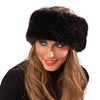 Unisex Winter Imitation Fox Fur Headband Bomber Hat, Size:L58-60cm(White)