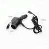 2 PCS Car 3 In 1 Charger With Cigarette Lighter Dual USB Interface With USB Mobile Phone Charging Cable(Black)