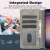 For Samsung Galaxy S23 FE 5G Dreamy Butterfly Love Flower Embossed Leather Phone Case(Grey)
