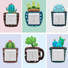 Luminous Three-dimensional Cactus Switch Sticker Socket Panel Cover Decor, Style: Cactus Pillar