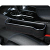 Car Central Control Seat Gap Storage Box with Dual USB Ambient Lights, Color: Carbon Fiber Black Principal Driver