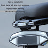 Motorcycle Bicycle Charging Strobe Decorative Warning Tail Light(Red Blue Light)