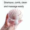 Silicone Head Massage Shampoo Brush(Yellow)