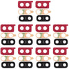 10x Galaxy A20 Camera Lens Covers - Red