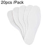 20pcs /Pack Summer Thin Disposable Insoles Cuttable Sweat-Absorbent And Breathable Footbeds, Size: 39(White)