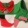 Christmas Green Elf Cosplay Costume Chris Santa Claus Costume Set, Size: 180cm(Female)