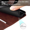 For Samsung Galaxy A55 Fashion Calf Texture Zipper Leather Phone Case(Brown)